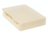 Prześcieradło Frotte z gumką krem jasny 120x200    007 - Jasny Krem